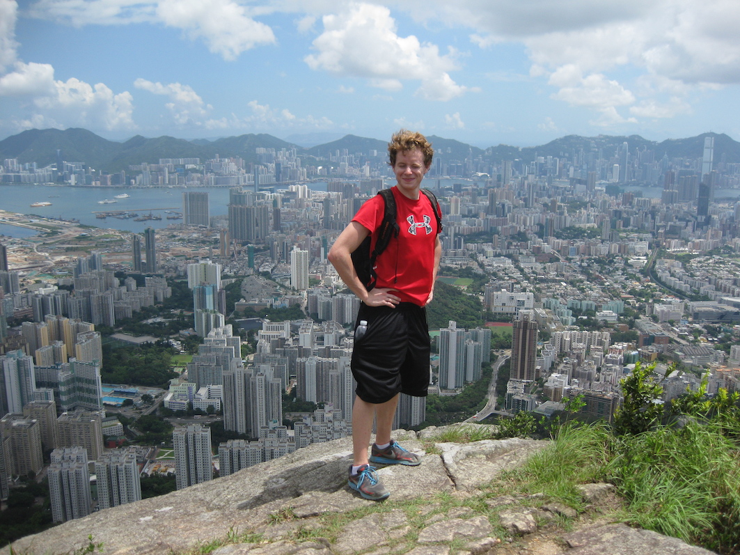 Hiking with Scenery view on Hong Kong