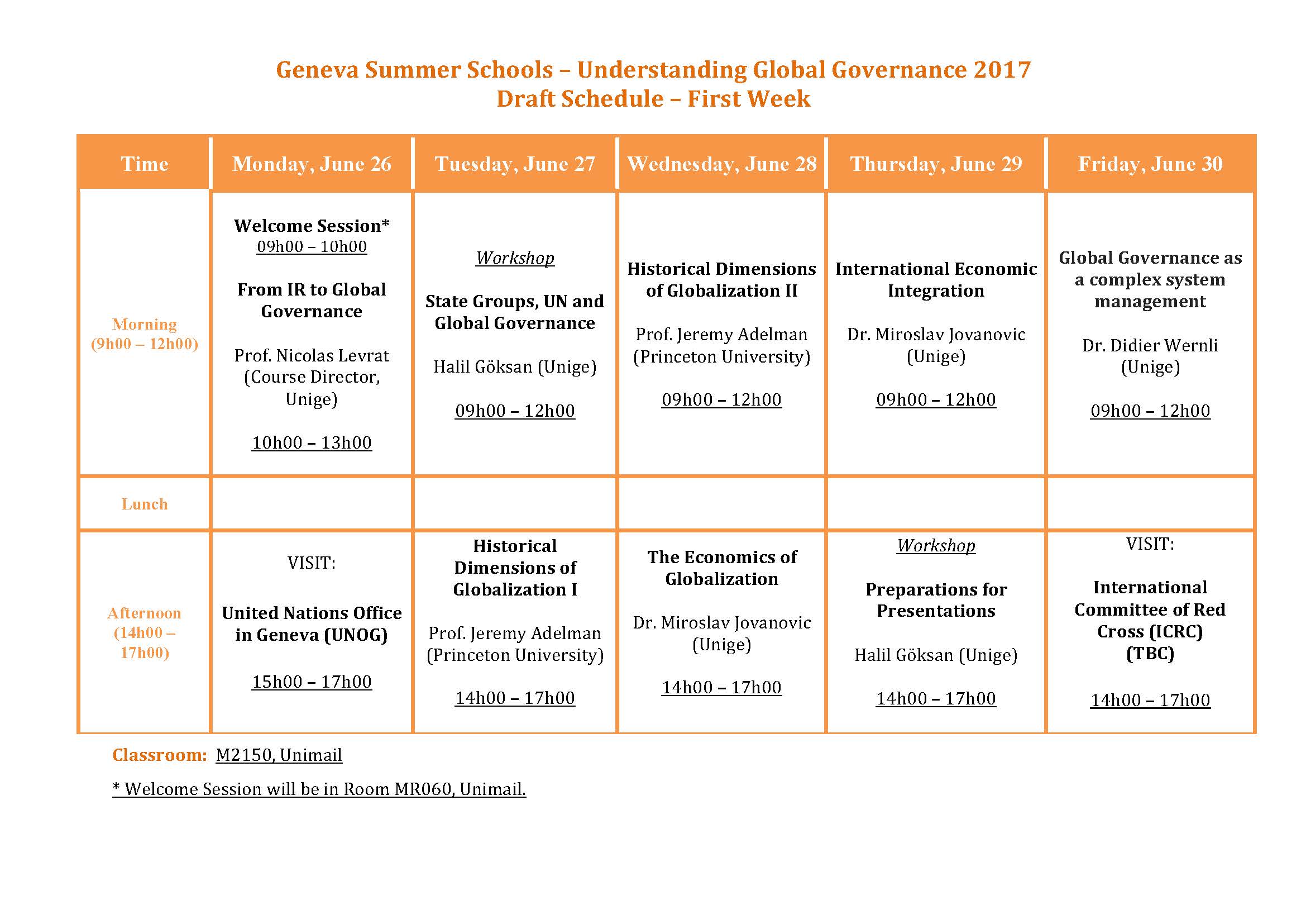 2017 Schedule UGG 1